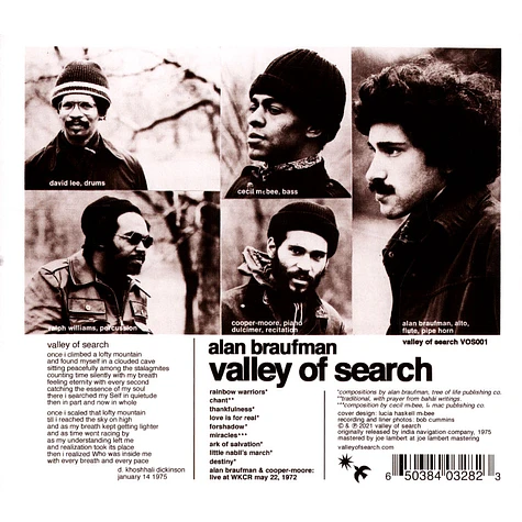 Alan Braufman - Valley Of Search (With Bonus Material)