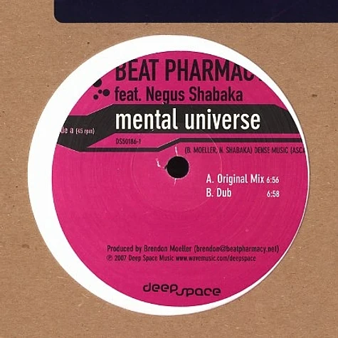 Beat Pharmacy Feat. Negus Shabaka - Mental Universe