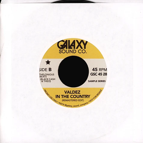 Thelonious Beats (Black Cash & Theo) - We're In Love / Valdez In The Country