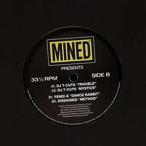 V.A. - Mined 010 (DJ T-Cuts, Fend!-K & Disdained)