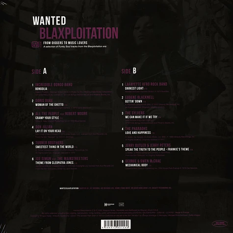 V.A. - Wanted Blaxploitation