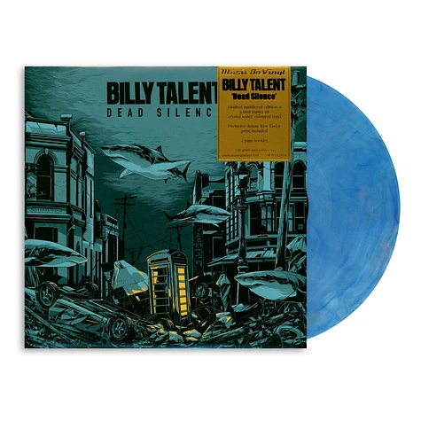 Billy Talent - Dead Silence Crystal Water Vinyl Edition W/ Artprint By Ken Taylor