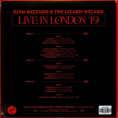 King Gizzard & The Lizard Wizard - Live In London '19