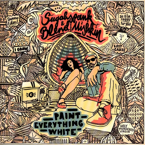 Sugahspank & Blend Mishkin - Paint Everything White White Vinyl Edition
