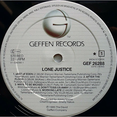 Lone Justice - Lone Justice