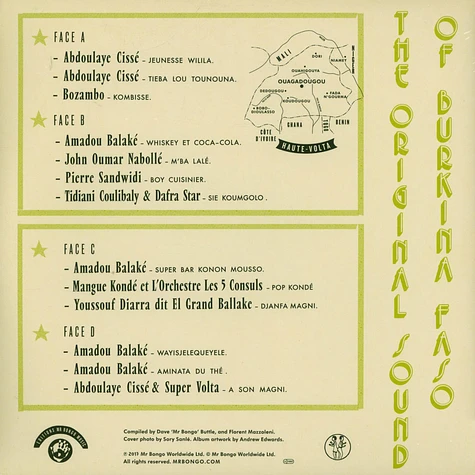 V.A. - The Original Sound Of Burkino Faso Green Vinyl Edition