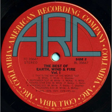 Earth, Wind & Fire - The Best Of Earth Wind & Fire Vol. I