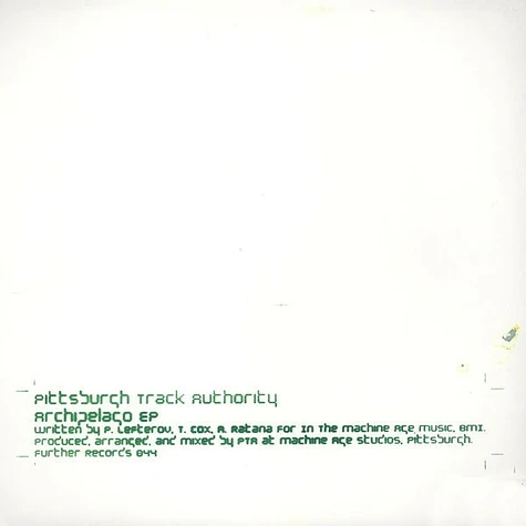 Pittsburgh Track Authority - Archipelago EP