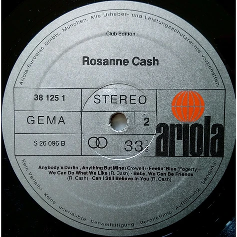 Rosanne Cash - Rosanne Cash