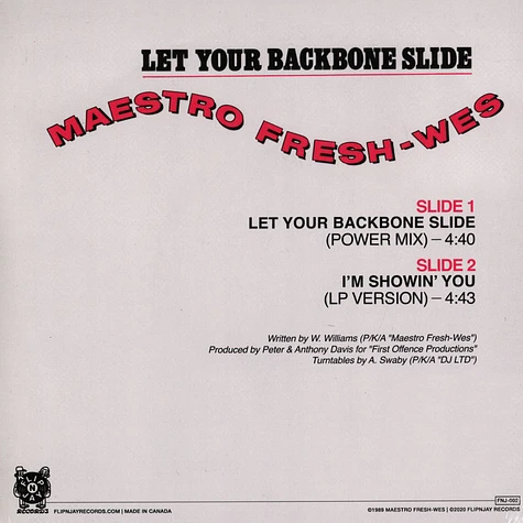 Maestro Fresh Wes - Let Your Backbone Slide