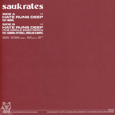 Saukrates - Hate Runs Deep