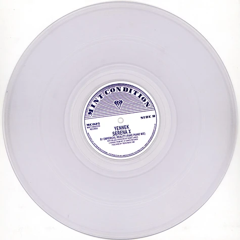 Yennek (Kenny Larkin) - Serena X Carl Craig Innerzone Mix Clear Vinyl Edition