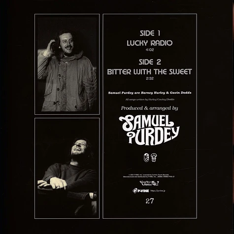 Samuel Purdey - Lucky Radio / Bitter With The Sweet