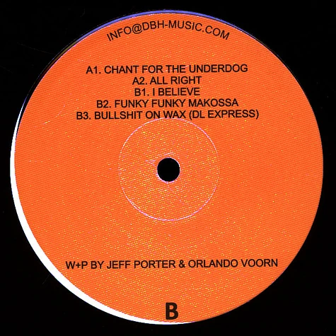 Designer Loops (Jeff Porter & Orlando Voorn) - Advanced House For Purists Black Vinyl Edition