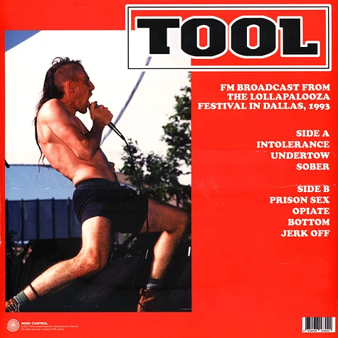 Tool - Live At The Starplex Amphitheatre Dallas 1993