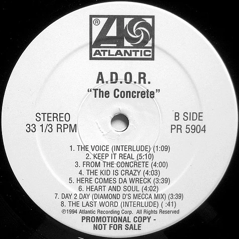 A.D.O.R. - The Concrete (The Album)