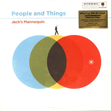Jack's Mannequin - People And Things Orange Vinyl Edition - Vinyl