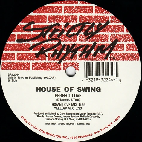 House Of Swing - Perfect Love