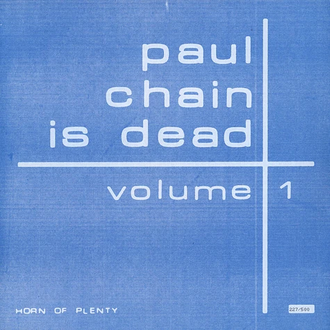 Paul Chain - Is Dead (Volume One)