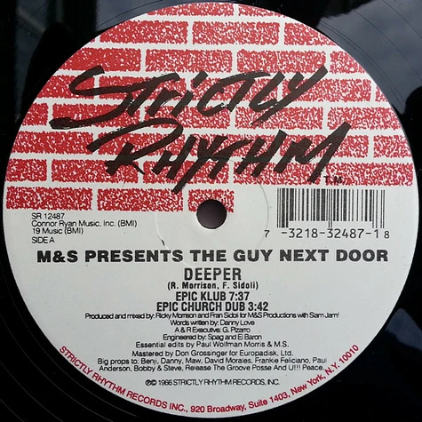 M&S Presents The Guy Next Door - Deeper