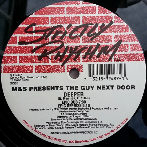 M&S Presents The Guy Next Door - Deeper