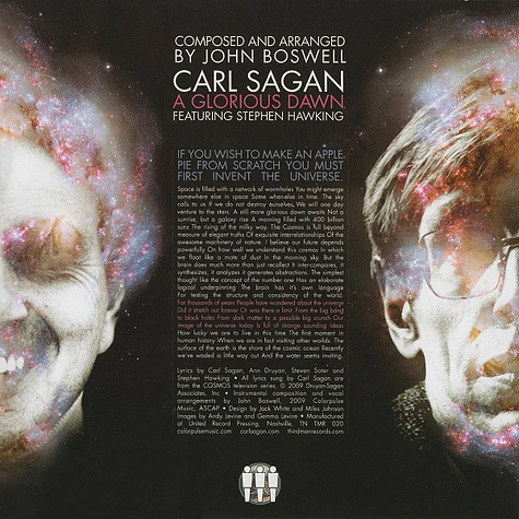 Carl Sagan - A Glorious Dawn