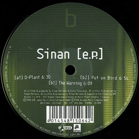 Sinan - Sinan EP