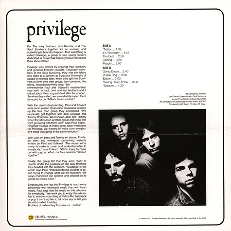 Privilege - Privilege