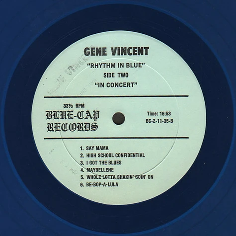 Gene Vincent - Rhythm In Blue