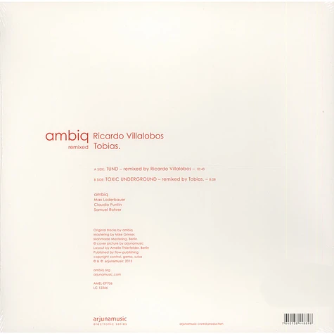 Ambiq - Ambiq Remixed: Ricardo Villalobos - Tobias