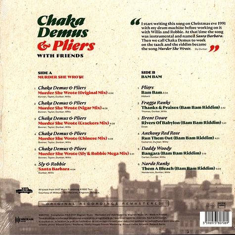 Chaka Demus & Pliers With Friends - Murder She Wrote / Bam Bam
