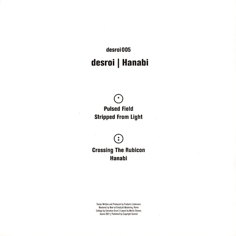 Desroi - Hanabi Clear Blue Vinyl Edition