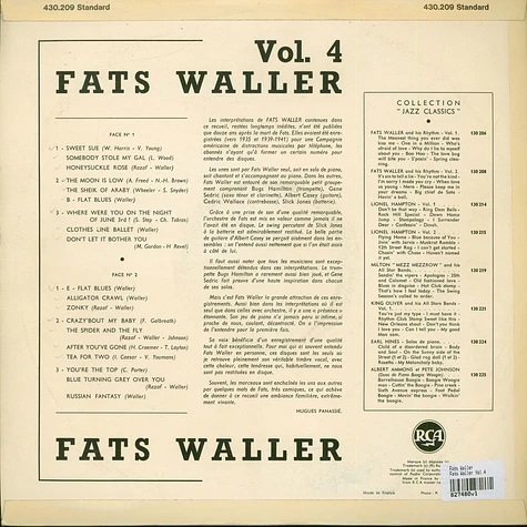Fats Waller - Fats Waller Vol.4