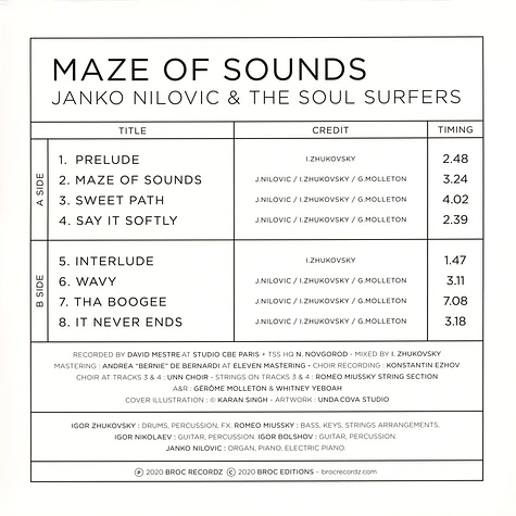 Janko Nilovic & The Soul Surfers - Maze Of Sounds