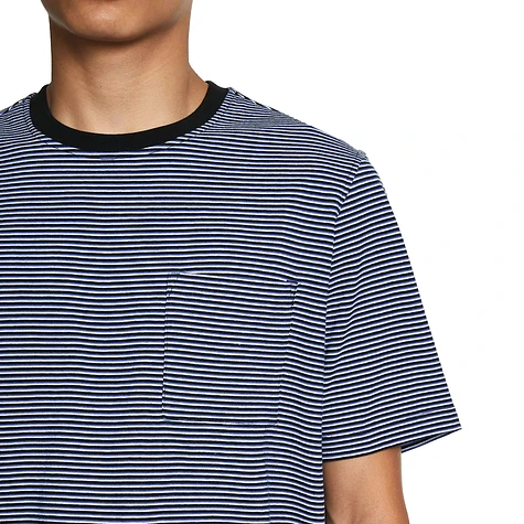 Stüssy - Mini Stripe Crew Neck Tee