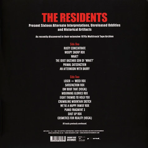 The Residents - Leftovers Again ?!? Record Store Day 2021 Edition