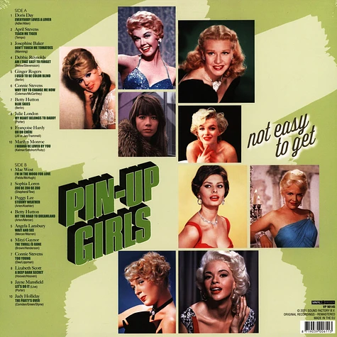 V.A. - Pin-Up Girls, Not Easy To Get Record Store Day 2021 Edition