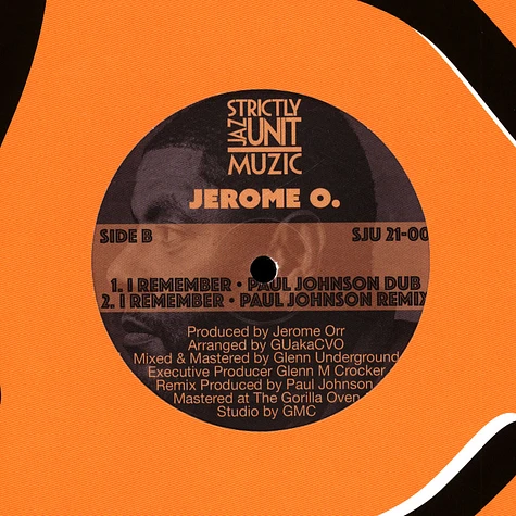 Jerome O - I Remember Paul Johnson Remix