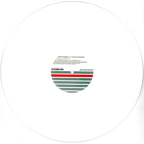 Marc Romboy vs. Stephan Bodzin - Atlas / Hyperion Clear Vinyl Edition
