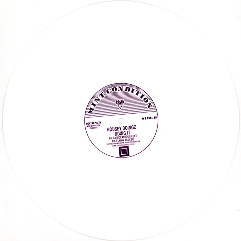 Housey Doingz - Doing It White Vinyl Edition