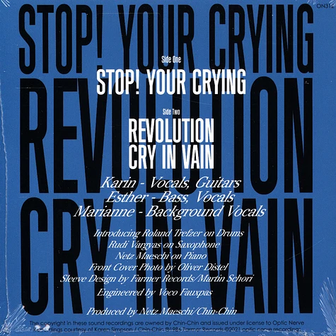 Chin Chin - Stop ! Your Crying Colored Vinyl Edition