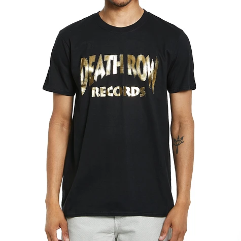 Death Row Records - DRR 30th Logo Foil Print T-Shirt