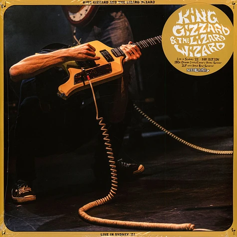 King Gizzard & The Lizard Wizard - Live In Sydney ’21 Orange/Yellow w/ Red Splatter Vinyl Edition