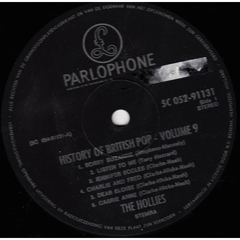 The Hollies - History Of British Pop - Vol. 9