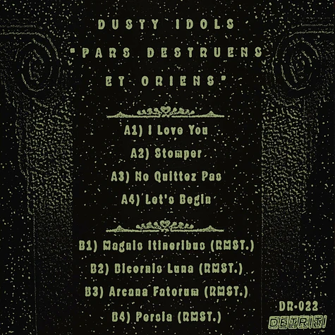 Dusty Idols - Pars Destruens Et Oriens