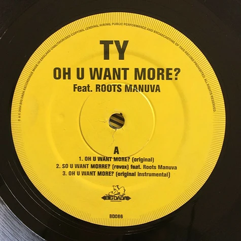 Ty Feat. Roots Manuva - Oh U Want More?