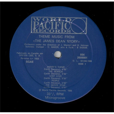 Chet Baker & Bud Shank - Theme Music From "The James Dean Story"