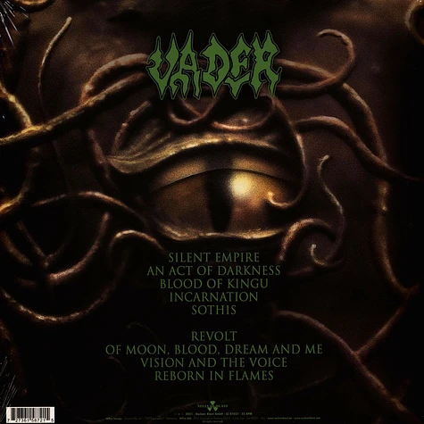 Vader - De Profundis Remastered Black Vinyl Edition