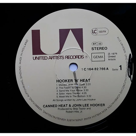 Canned Heat & John Lee Hooker - Hooker 'N' Heat