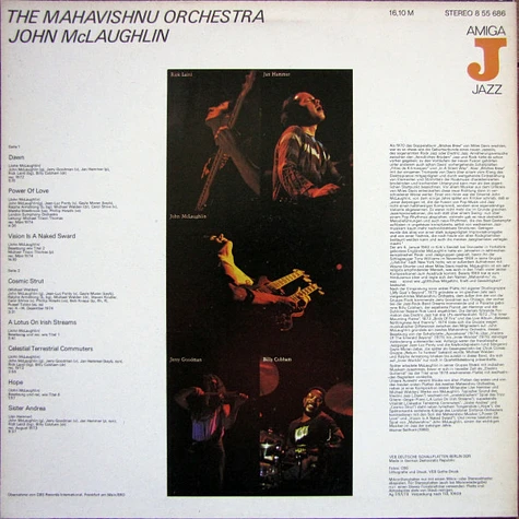 Mahavishnu Orchestra, John McLaughlin - The Mahavishnu Orchestra, John McLaughlin